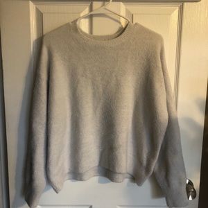 H&M super soft ivory crew neck sweater. Warm.